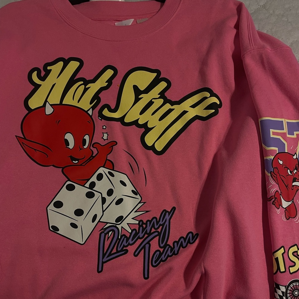 Hot pink hoodie from H&M
